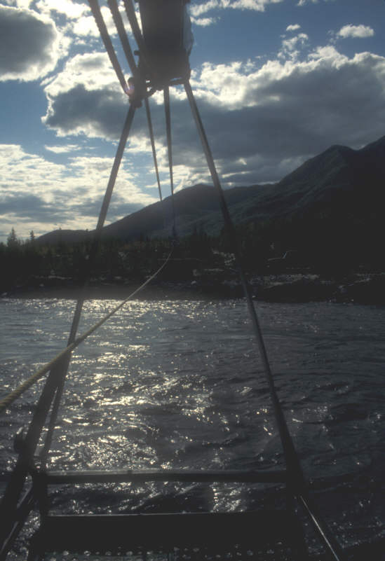 ak-16-12 Copper River RR, tram crossing the river to McCarthy
