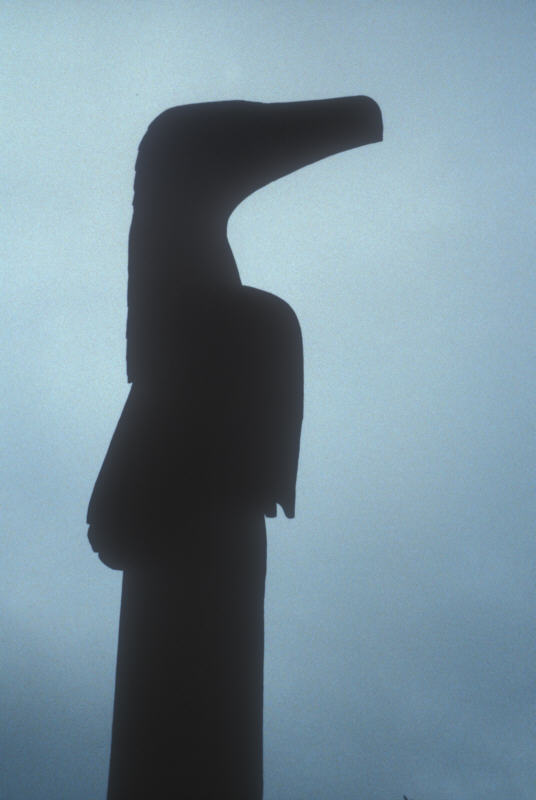 ak-20-35 Sitka National Park eagle totem
