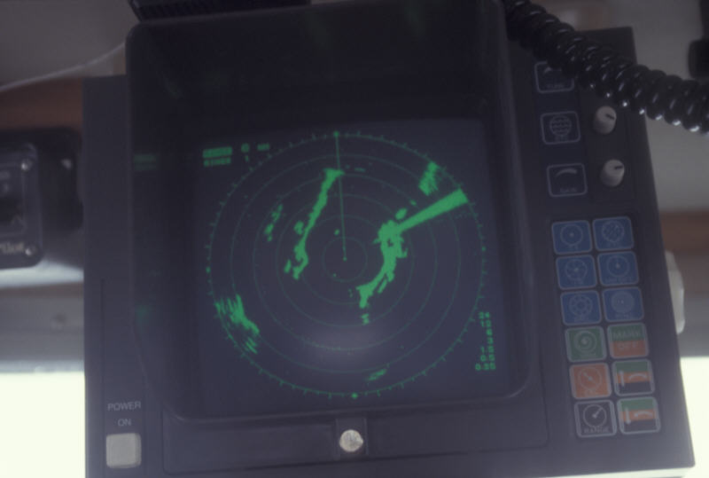 ak-01-13 a large green dot appears on the radar scope