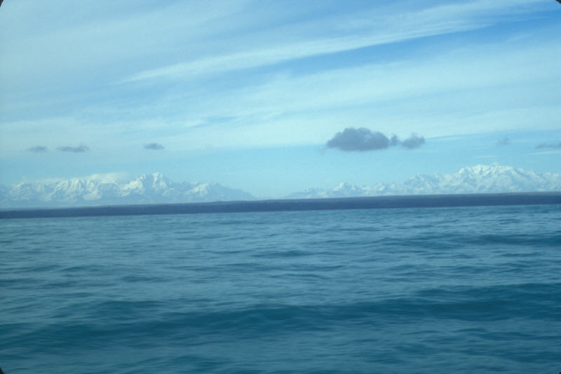 ak-07-38 Gulf of Alaska, snow capped mountains